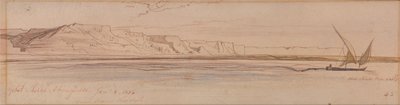 Gebel Sheikh Abu Fodde by Edward Lear